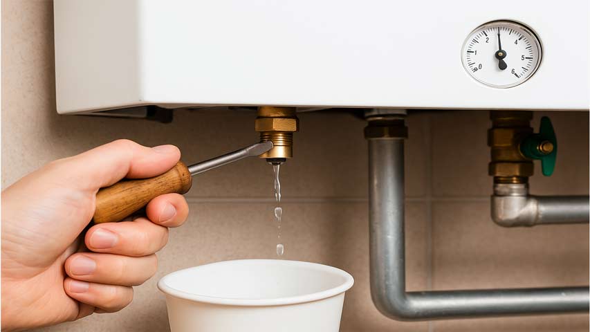 هواگیری پکیج